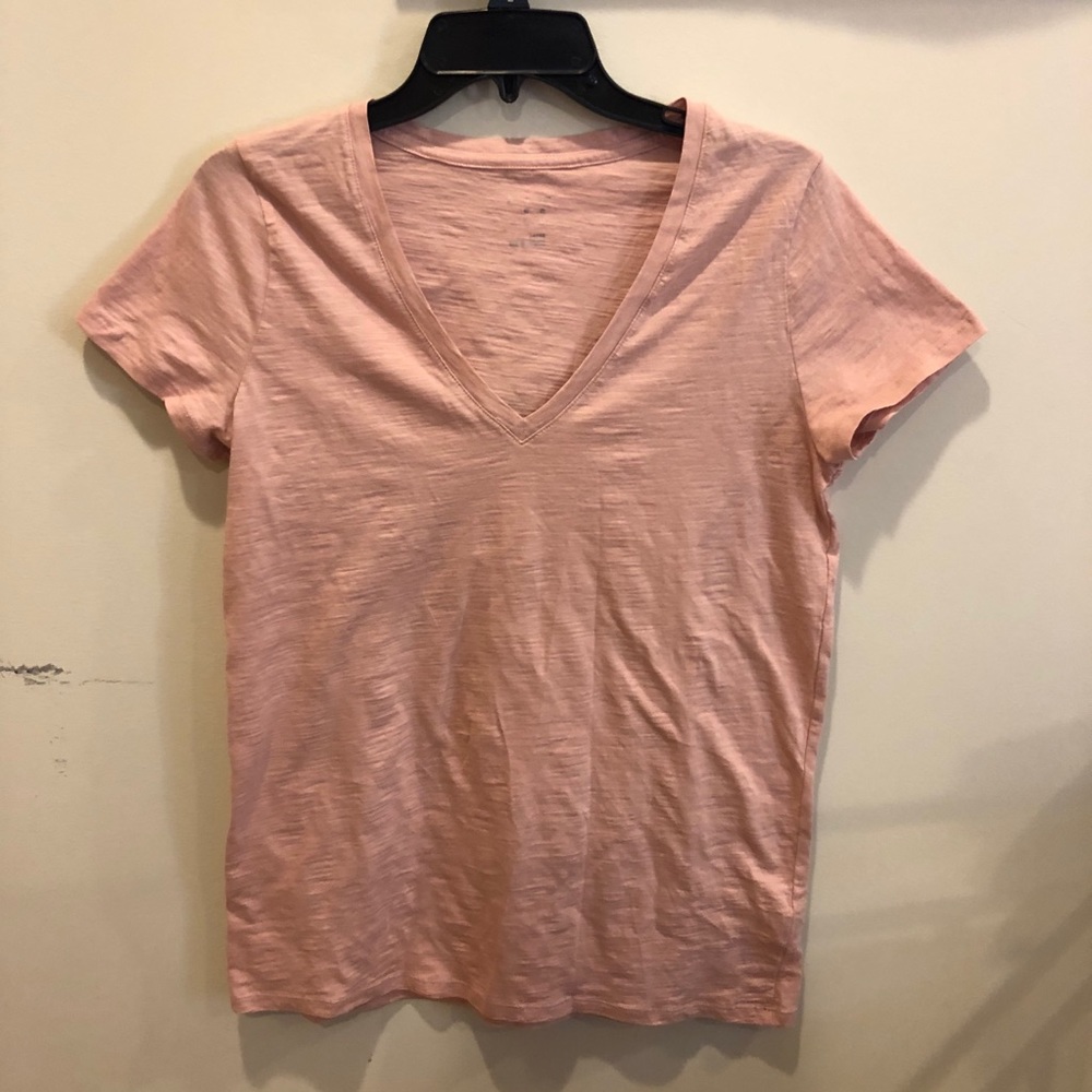 Light Pink V Neck Shirt